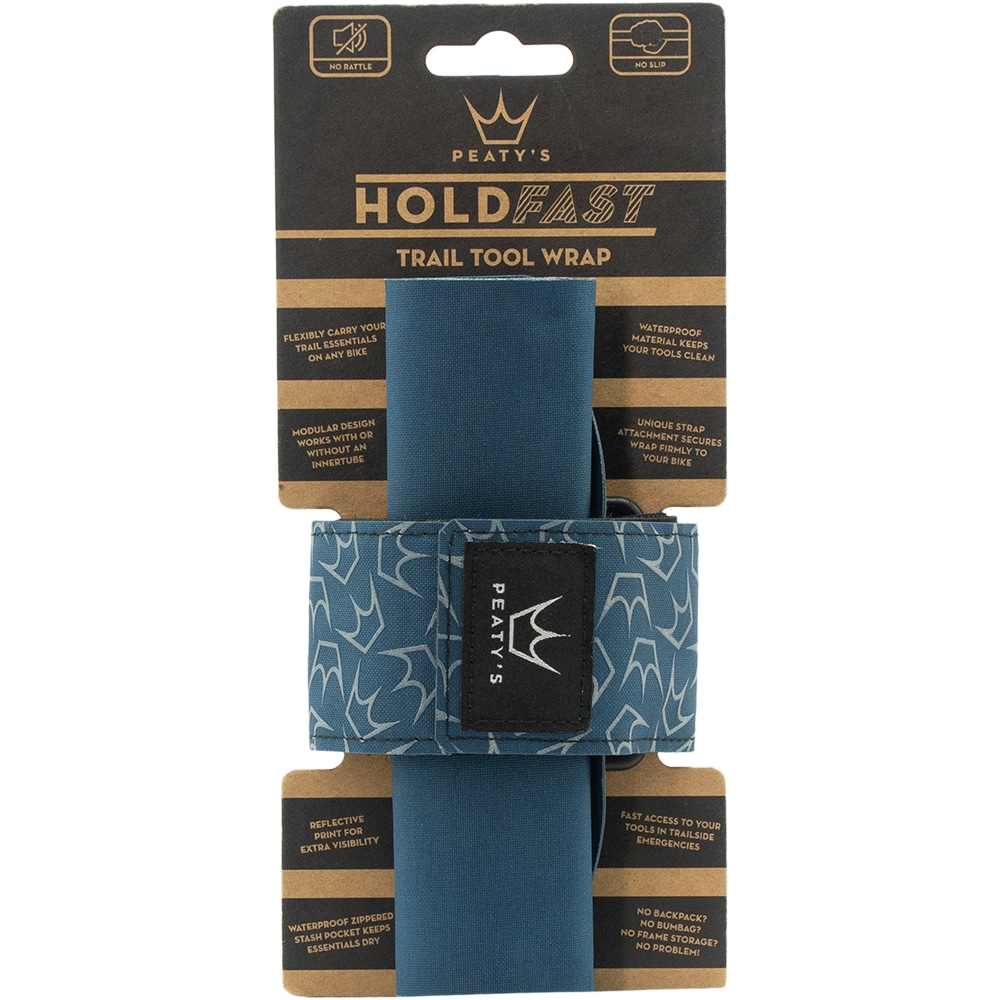 Peaty's - HoldFast Trail Tool Wrap - Ocean Blue